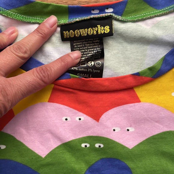 Nooworks Muscle Tee in Lumps Textile - S - Picture 2 of 3